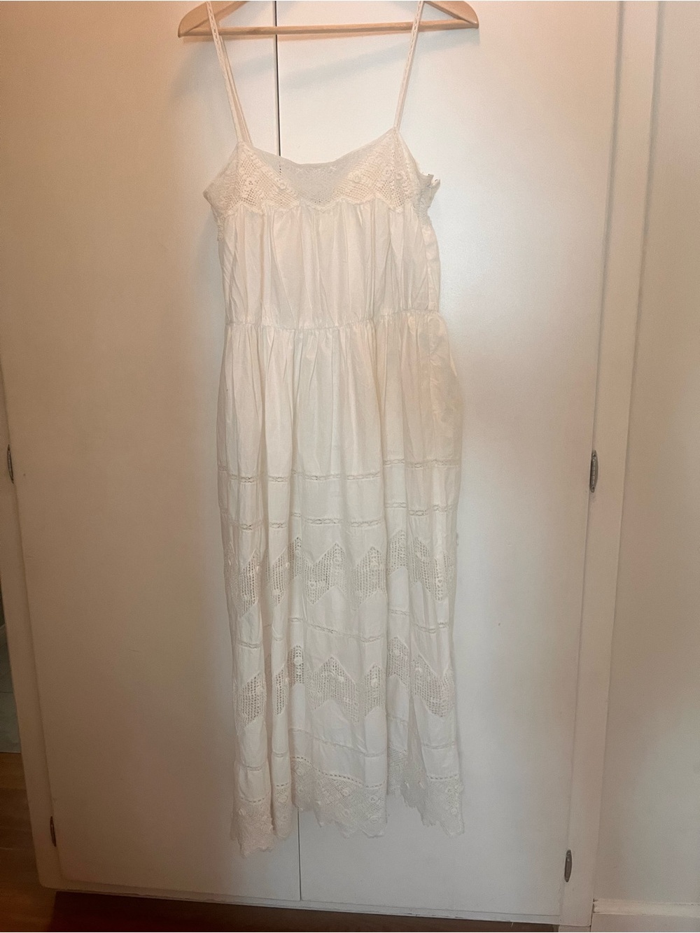 THE GREAT. The Rosette Crochet Dress - Picture 11 of 11